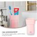 Cabilock Travel Toothbrush Cup | Portable Plastic Drinking Glass | 1-Piece Pink Travel Storage Box  - Buy Online on GoSupps.com