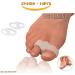 PEDIMEND Double Loop Toe Separator | Bunion Protector | Toe Separator for Overlapping Toes | Prevent Corns/Blisters | Unisex | Foot Care (Double Loop Toe Separator 5PAIR - 10PCS) Double Loop Toe Separator 5PAIR - 10PCS - Buy Online on GoSupps.com