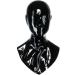 Latex Hood Unisex Rubber Mask Executioner Mask With Open Nose Black With Zipper One Size Black With Zipper One Size