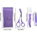 3PCS Eyebrow Trimmer Set with Comb, Cosmetic Hair Scissors & Razor Kit - Buy Online on GoSupps.com