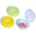 Opret tablet box Pill dose small for 3 pieces portable pills box small tablet box for vitamins fish oil and tablets (yellow green blue)