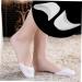 NOLITOY Pointed Toe High Heels - 1 Pair Silicone Gel Toe Protectors for Women - Dance Pointe Shoe Pads - White, Medium - Buy Online on GoSupps.com