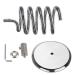 Socobeta Blow 23x16x13 Stainless Steel Base Salon Home Desktop Stable Acrylic Hair Dryer Holder