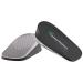 Correct-Position Height Increase Insoles Heel Cushion Inserts Heel Lift Inserts for Leg Length Discrepancies (Black 1.0" Height) Black 1" Height