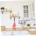 WHAMVOX 3pcs Door Coat Hook Plastic Clothes Hanger Plastic Hangers Towel Door Hanger Kitchen Door Portable 28.5X3.8X2CM Brown - Buy Online on GoSupps.com