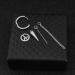 Mshion Unisex Moon Stud Earrings with Jewelry Box - 1 Pair | Unique Gift Idea - Buy Online on GoSupps.com