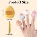 24 Mini Powder Puffs Finger Tassels Sponge Finger Bands Mini Beauty Blender Suitable for Mixing Make Up Suitable for Foundation Concealer Face Eyes Cosmetics Wet and Dry Makeup - Buy Online on GoSupps.com