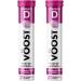 Voost Vitamin D3 Effervescent Drink Tablets - 40 Count BlackBerry Peach Flavor | Supports Bone, Muscle, and Immune Function | No Sugar, Low Calorie Supplement - Buy Online on GoSupps.com