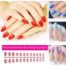 Dajidafu Round Nail Set Fashionable Classic Press-on Fingernails Removable Strong Viscosity Adjustable Solid Manicure Stickers Type 6 - Buy Online on GoSupps.com