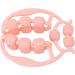 Shop Circular Leg Clamps with 15 Wheels - Muscle Roller & Relaxation Tool for Yoga Bodybuilding & Full Body Fitness - Handmade PP Pink Equipment - Buy Online on GoSupps.com