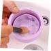 Makeup Sponge Cleaning Bowl Cosmetic Brush Cleaning Bowl Silicone Brush Holder Make up Brush Cleaner Make up Brush Cleaner Tool Silica Gel Purple Makeup Brush Storage Box 10x8.5cm Purple - Buy Online on GoSupps.com