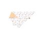Casual baby bandana with aid bib cotton cotton snap knob absorbent double -lagging portable on both sides/bandana little spookies orange