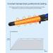 CkeyiN Curling Wand - Ceramic Tapered Iron, Adjustable Temp, Dual Voltage (25-32mm) - Buy Online on GoSupps.com