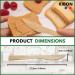 KIBON Bamboo Knives 100 Individually Wrapped Disposable Knives Biodegradable Packaging Sturdy Eco-Friendly Heat-Resistant Compostable Utensils for All Occasions Sustainable Plastic Alternative 100 Knives - Buy Online on GoSupps.com