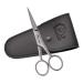 Otto Herder Bartscher Men 11.5cm - in the leather case Bartschneider men just blade cuts precise murderer and beards - fine micro toothing prevents the hair from slipping 11.5 cm