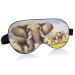 susiyo Oil Painting Africa Wild Elephant Sleep Eye Mask Sleeping Mask & Blindfold with Elastic Headband Soft Comfort Eyeshade Sleep Cover for Travel Yoga Nap