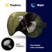 Woods Eagle Sleep Eye Mask & Blindfold | Elastic Strap Headband for Men Women | Ideal for Sleep, Travel, and Nap - Buy Online on GoSupps.com