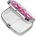 Shop Pink Christmas Balls Printed Square Pill Box | Portable Travel Medicine Organizer - Buy Online on GoSupps.com