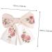 Angoily Embroidered Butterfly Hair Clip Wedding Hair Bowknot Women Hair Clips Wedding Hair Clips Bow for Hair Bow Clip Hair Barrettes Bowknot Clip Hair Clamps Fabric Hairpin Miss Modeling - Buy Online on GoSupps.com