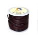 Cords Craft 1mm Round Leather Cord | 20m Roll for Jewelry Making, Bracelets, Necklaces, Hair Accessories, Beading, DIY Projects | Dark Brown Distress - Buy Online on GoSupps.com