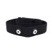 TAOPE Elastic Sports Heart Rate Monitor Adjustable Chest Strap Belt Strap CooSpo Original HRM Belt Black Chest Strap