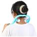 Neck Scooter Ball Massage Device - Relieve Shoulder Neck & Back Pain | Premium Self-Massage Tool (Blue) - Buy Online on GoSupps.com