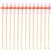 Ear Cleaning Tools 100Pcs Bamboo Ear Pick Ear Cleaner Ear Spoon Earwax Curette Remover Earpick Tool Hanging Clean Tool for Ear for Adult Random Color Earwax Removal Tool