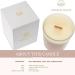 Angels Light Raphael - Luxurious Handmade Fragrance Candle | 270g Natural Soy Wax with Essential Oils | Healing Energy & Joy | Sandalwood Pine Sage Bergamot - Eco-Friendly Wooden Wick - Buy Online on GoSupps.com