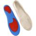 NOLITOY Sports Shoe Inserts - Soft Fleece Insoles for Plantar Support Comfort & Shock Absorption | Ideal for Casual Dress & Walking Boots - White Full Pad Size M - Buy Online on GoSupps.com