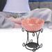 Ceramic Candle Oil Burner Indoor Aroma Furnace Incense Burner Essential Oil Aromatherapy Combustion Furnace(Pink)