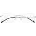 Eyekepper Men's Frameless Reading Glasses +3.00 Silver - Rectangle Rimless Reader Eyeglasses - Buy Online on GoSupps.com