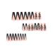 24 Pcs Long Coffin Black French Tip Press on Nails with Silver Snake Rhinestone - Exquisite Acrylic False Nails for Manicure Decoration - Buy Online on GoSupps.com