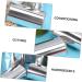 BESTYASH 4rouleaux Coloration Pour Cheveux De M ches Argent es Outil De Permanente Outil De Coiffure Aluminium Pour Ongles - Buy Online on GoSupps.com