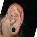 Weight Loss Earrings - Black Magnetic Acupressure Earrings for Health | Bio Magnet Therapy - Buy Online on GoSupps.com