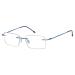Eyekepper Rimless Reading Glasses for Men Reading - Rectangle Rimless Reader Glasses Blue