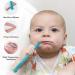 Buy Baby Bite Tube & Soft Food Silicone Toy for Toddlers | Sensory Exploration & Teething Relief - 0-6 Months (Blue & Pink) | International Shipping - Buy Online on GoSupps.com