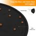Ldyoen Silicone Dog Bowl Underlay & Cat Feed Mat - Waterproof Slip-Resistant Large 48x30cm - Ideal for Dogs & Cats - Black - Buy Online on GoSupps.com