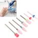 Portable Nail Drill Bits Set 7 Pieces Electric Nail File Nail Art Remover 3/32 Inch Acrylic Bits for Home Salon Use Convenient and Versatile Electric Manicure Pedicure Kit - Buy Online on GoSupps.com