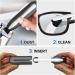 Premium Eyeglass Cleaner | Carbon Microfiber Technology for Clear Lenses | Perfect for Eyeglasses Reading Glasses & More - Buy Online on GoSupps.com