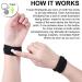 Acupressure Tape & Bracelets for Nausea Relief | Anti-Emetic Wrist Bands in Black Gray Blue & Red - Buy Online on GoSupps.com