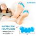 Sumiwish Toe Separators 8 Pcs - Plantar Fasciitis Relief, Bunions, Hammer Toes - Soft Gel Toe Spacers (Blue/Clear) - 4 Pairs - Buy Online on GoSupps.com