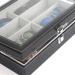 XXXXW Eyeglass Holder Stand - 8 Slot Faux Leather Sunglasses Organizer & Display Case - Perfect Decorative Gift - Buy Online on GoSupps.com