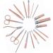 Verdant Touch Nail Care Tools Professional Manicure Pedicure Kit 18-in-1 Nail Clippers Set Rose GoldNail Care Tools - Buy Online on GoSupps.com