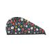 Hair Towel Wrap Hair Drying Towel with Button Towel Turban Head Towel to Dry Hair Quickly (Holiday Christmas Cookies)