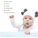 Premium Baby Pacifier for 6-18 Months | Soft Touch Silicone Antistatic Newborn-friendly - Blue - Buy Online on GoSupps.com