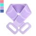 Back Scrubber for Shower 2020 Updated Silicone Bath Body Brush Easy to Clean Washer Exfoliator More Hygienic (Lilac Purple)