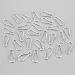 100 Mini Aluminum Carabiner Clips - D-Shaped Key Rings for Home & Hiking - Bulk Silver Keychains - Buy Online on GoSupps.com