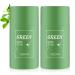 Green tea purifying clay stick mask face moistened oil control deep cleaning lubricate mask deep clean pore for all skin types men x 2 pc green tea