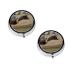 Otter Printed Mini Round Pill Box Pill Box 3 Compartment Medicine Pill Case Pill Organizer Travel Pillbox Portable Pill Box for Pocket Home Office Use