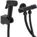 Bidet Spray Head G1/2 - High Pressure Handheld Bidet Sprayer Set | Black Bathroom Accessories - Buy Online on GoSupps.com